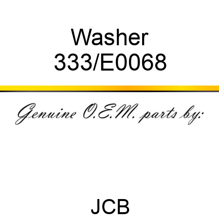 Washer 333/E0068