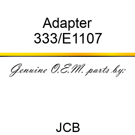 Adapter 333/E1107