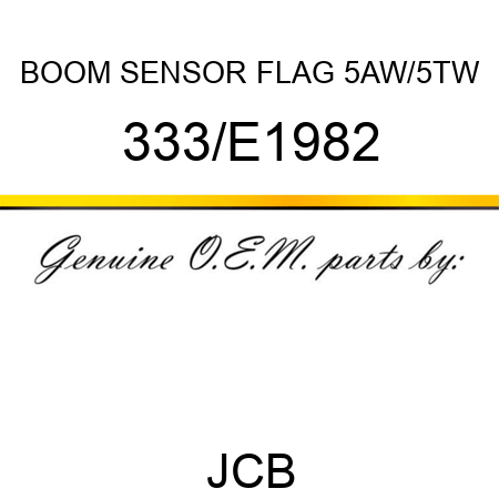 BOOM SENSOR FLAG 5AW/5TW 333/E1982