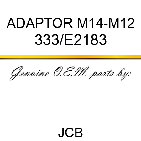 ADAPTOR M14-M12 333/E2183