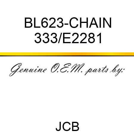 BL623-CHAIN 333/E2281