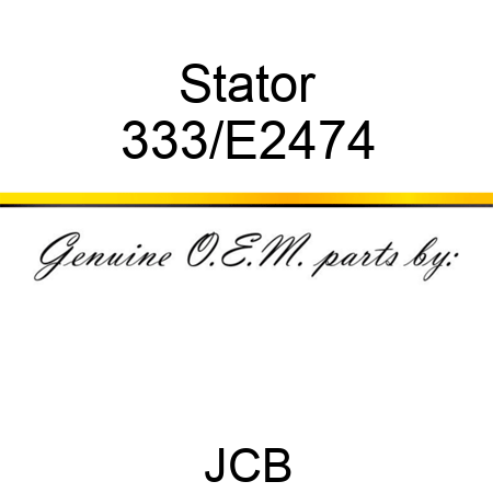 Stator 333/E2474