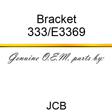 Bracket 333/E3369