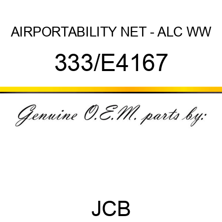 AIRPORTABILITY NET - ALC WW 333/E4167