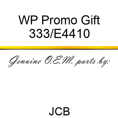 WP Promo Gift 333/E4410