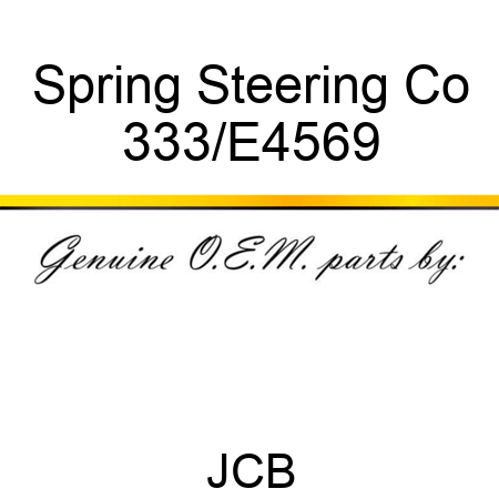 Spring Steering Co 333/E4569