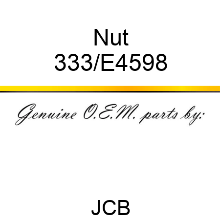 Nut 333/E4598