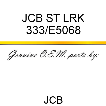 JCB ST LRK 333/E5068