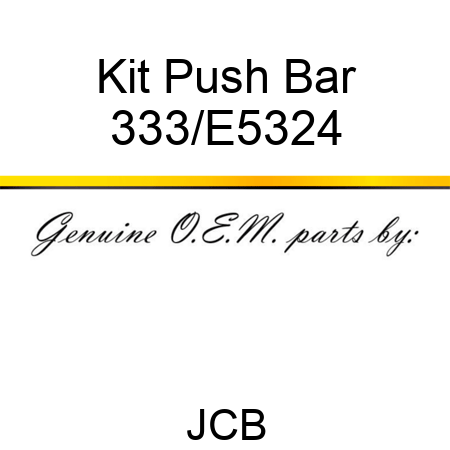 Kit Push Bar 333/E5324