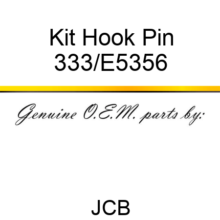 Kit Hook Pin 333/E5356