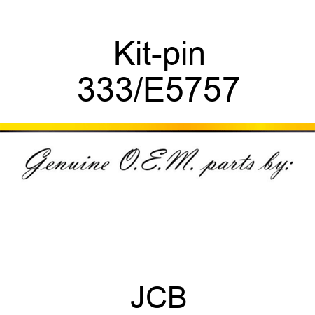 Kit-pin 333/E5757