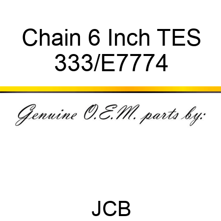 Chain 6 Inch, TES 333/E7774