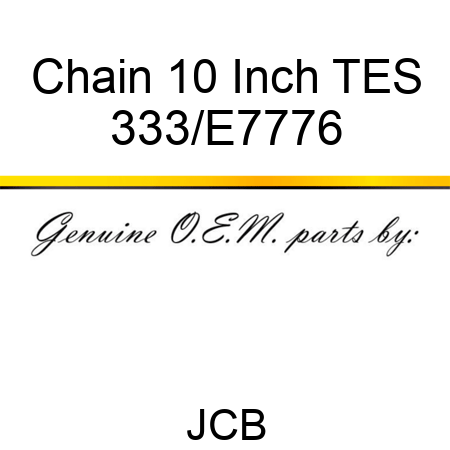 Chain 10 Inch, TES 333/E7776