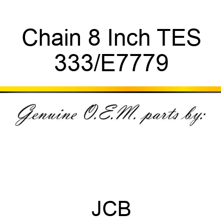 Chain 8 Inch, TES 333/E7779