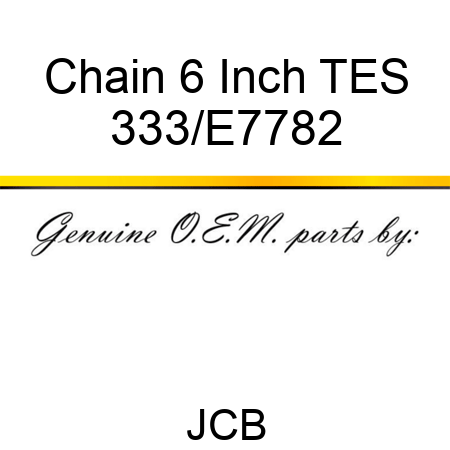 Chain 6 Inch, TES 333/E7782