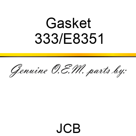 Gasket 333/E8351