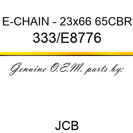 E-CHAIN - 23x66 65CBR 333/E8776