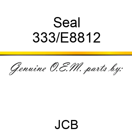 Seal 333/E8812