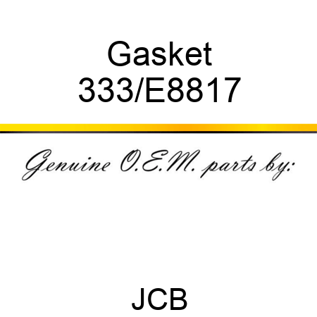 Gasket 333/E8817