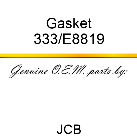 Gasket 333/E8819