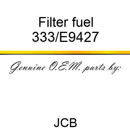 Filter fuel 333/E9427