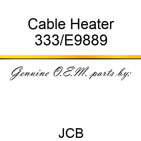 Cable Heater 333/E9889