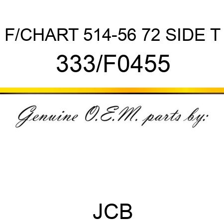 F/CHART 514-56 72 SIDE T 333/F0455