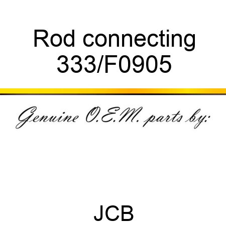 Rod connecting 333/F0905