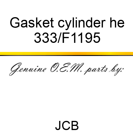 Gasket cylinder he 333/F1195