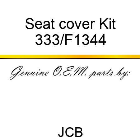 Seat cover Kit 333/F1344