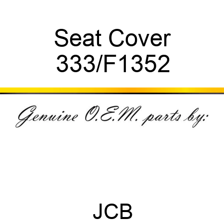 Seat Cover 333/F1352