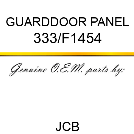 GUARD,DOOR PANEL 333/F1454