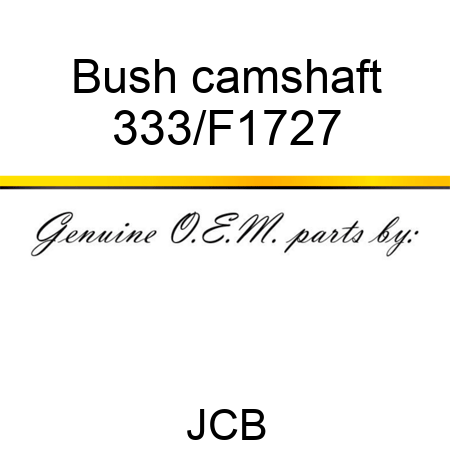 Bush camshaft 333/F1727