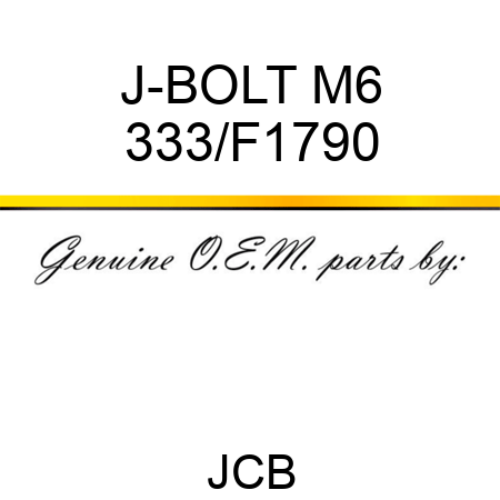 J-BOLT M6 333/F1790