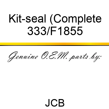 Kit-seal (Complete 333/F1855