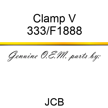 Clamp V 333/F1888