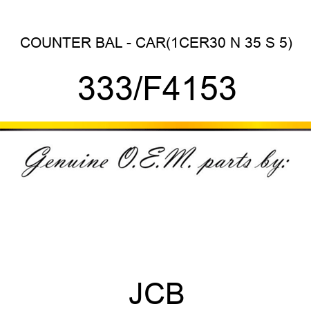 COUNTER BAL - CAR(1CER30 N 35 S 5) 333/F4153