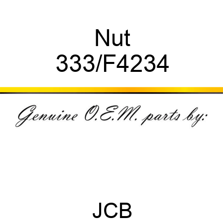 Nut 333/F4234