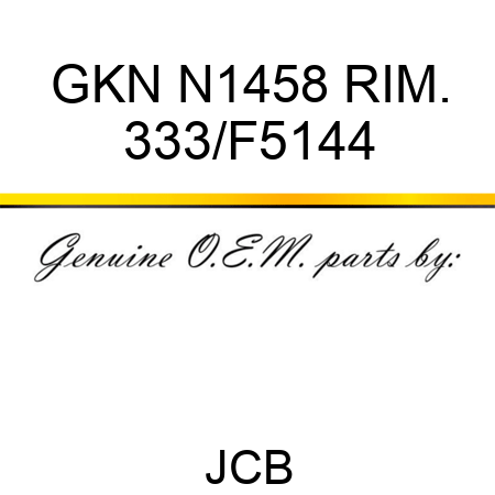 GKN N1458 RIM. 333/F5144
