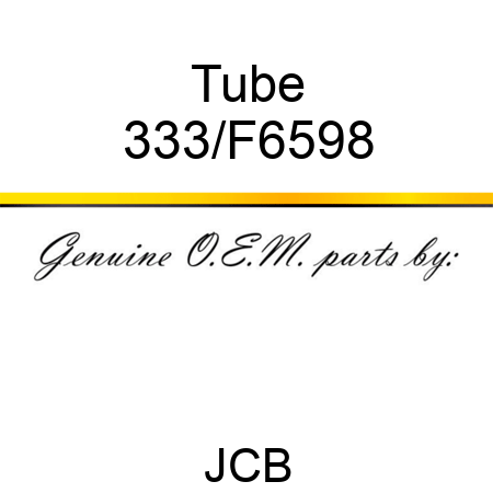 Tube 333/F6598