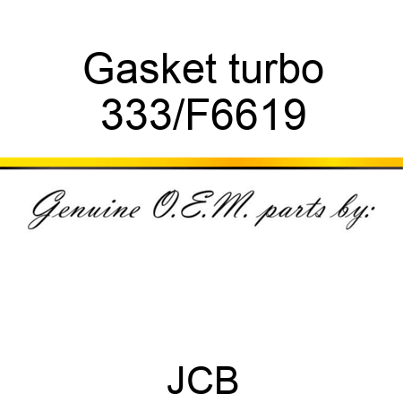 Gasket turbo 333/F6619