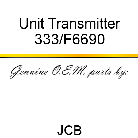 Unit Transmitter 333/F6690