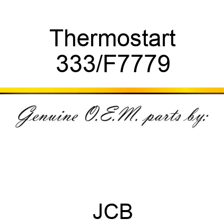 Thermostart 333/F7779