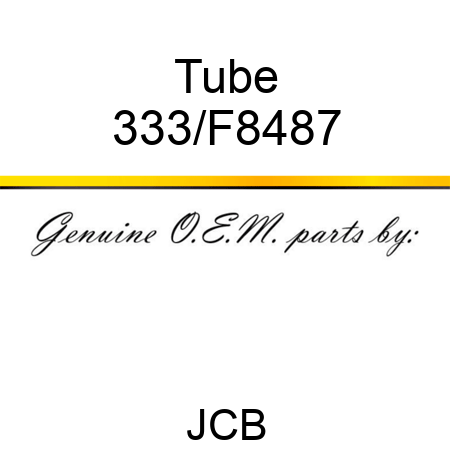 Tube 333/F8487