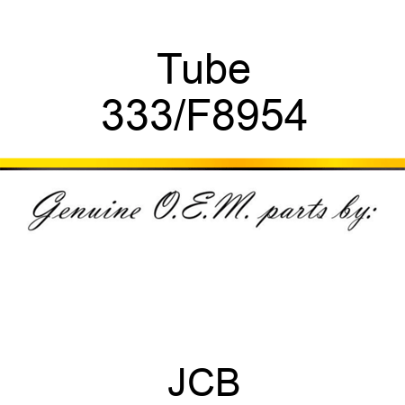 Tube 333/F8954
