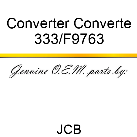 Converter Converte 333/F9763