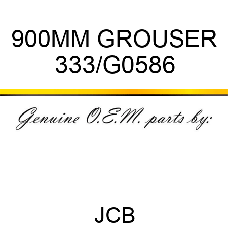 900MM GROUSER 333/G0586