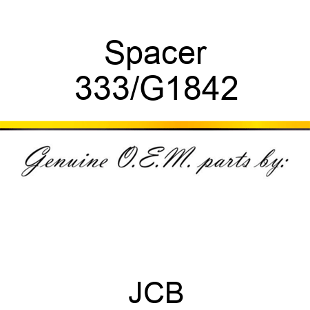 Spacer 333/G1842