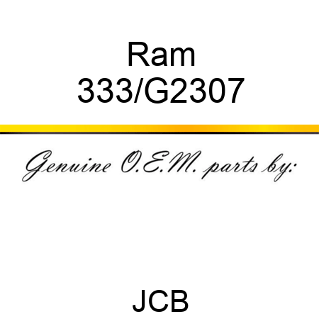 Ram 333/G2307