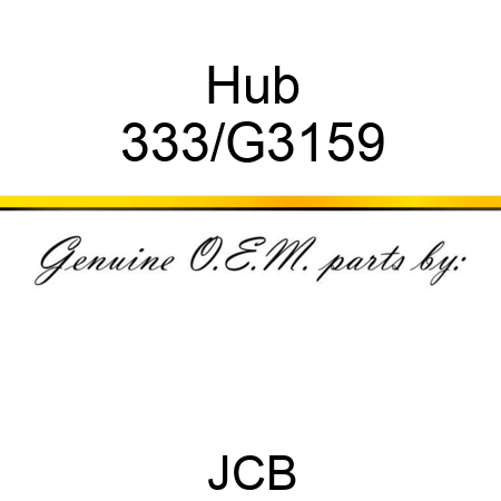 Hub 333/G3159